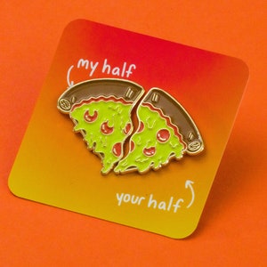 PFF Pizza Friends Forever Enamel Pins image 6