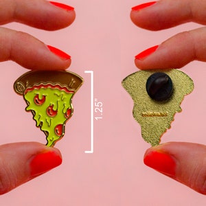 PFF Pizza Friends Forever Enamel Pins image 3