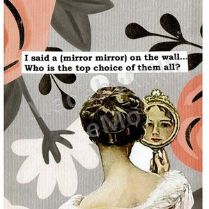 I Said A (Mirror Mirror) On The Wall, La-Di-Da-Di, Slick Rick, Digital Download, Hip Hop, Rap Lyrics, Wall Art, Vintage Style Art