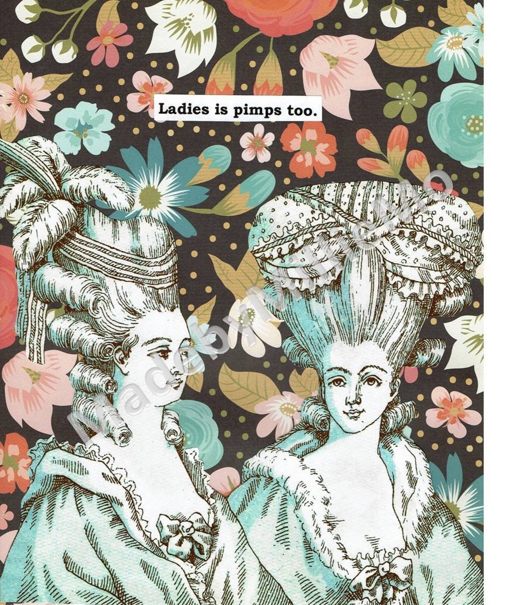 Ladies is Pimps Too Brush Your Shoulders Off Jazz Digital Etsy