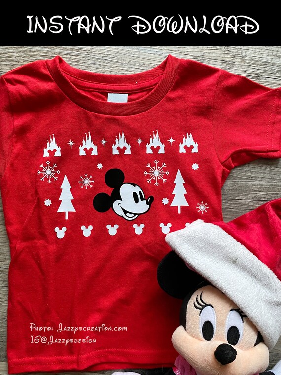 Mickey Sweater Pattern | SVG Cutouts Il_570xn