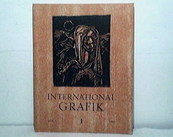 INTERNATIONAL GRAFIK 1VOL 1 1969 Print Woodcut Graphic Art Book Limited Edition