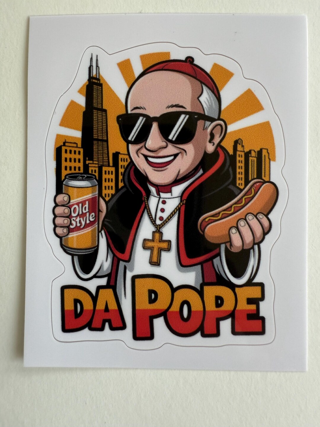 Pope Ld18 Sticker Da Pope Pope Leo XIV Sticker 2.5