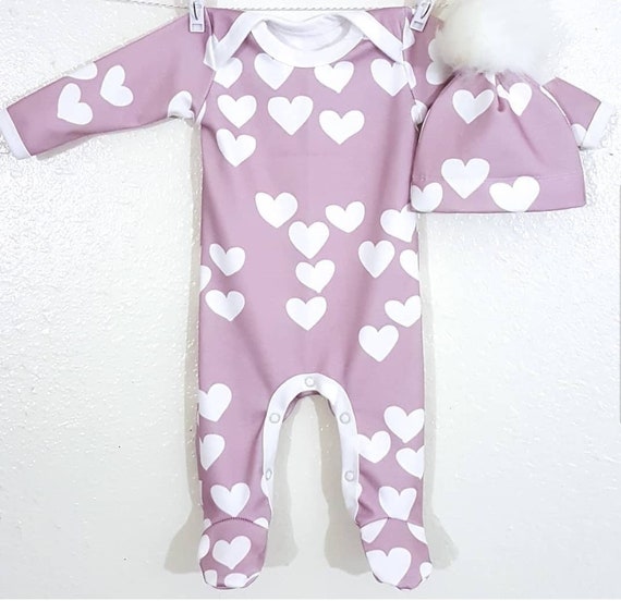 lavender baby clothes