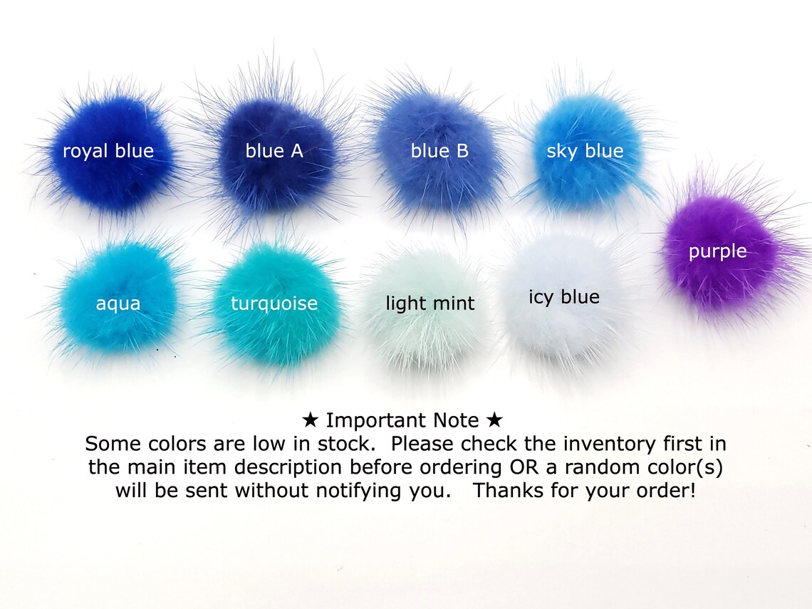 Mink Pom Pomsmink Pompommini Pom Pommini Pompomsmini Etsy
