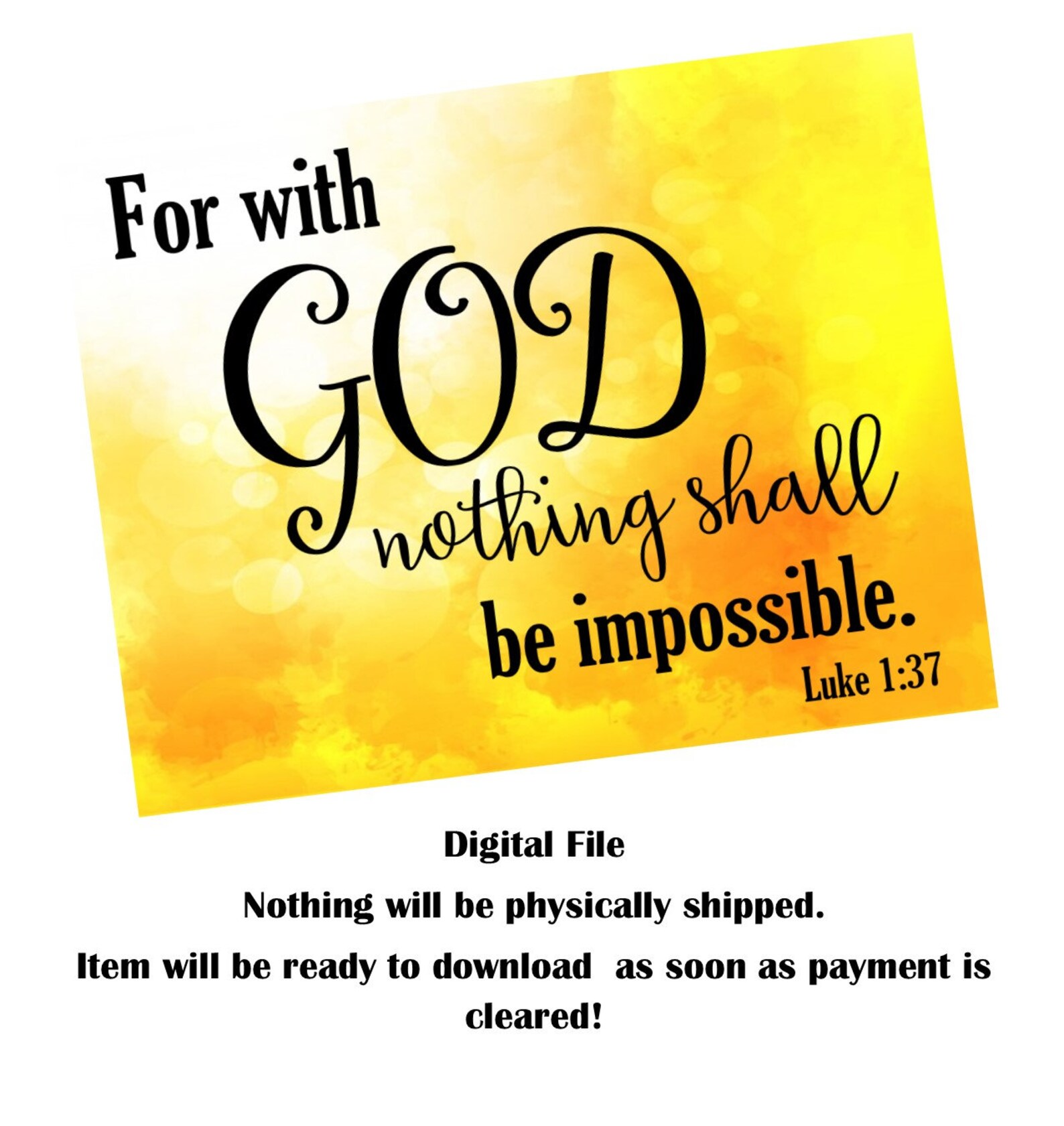 Luke 1 37 KJV Print Bible Verses Printable 3 Sizes Etsy luke-1-37-kjv-print-bible-verses-printable-3-sizes-etsy