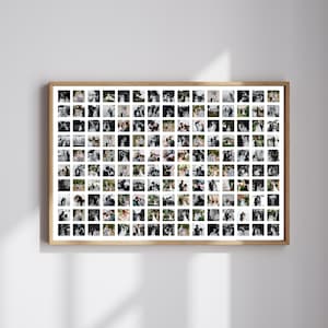 150 Photo Collage Template: Minimalist Grid Design (Digital Download Canva Template)