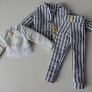 Suit Set for Blythe doll - Proper Jacket, Pants and Top