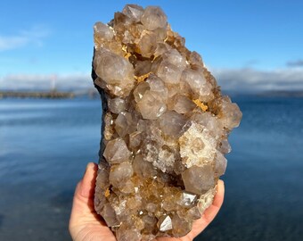 Large Fairy Quartz Crystal Cluster