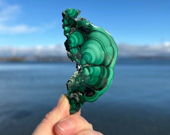 Malachite Slice ~ Raw Mineral Specimen