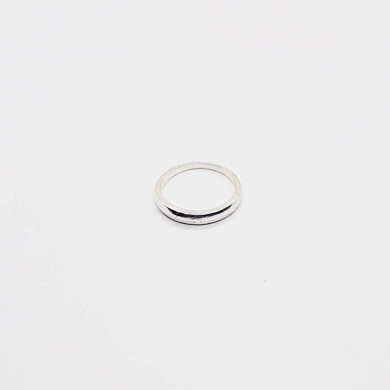 Vintage Silver-tone Ring UK Ring Size O12-90/'s