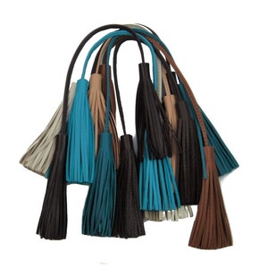 CUSTOM Double-Ended Leather Tassel - Made to Order  (Custom, ships within 3 weeks)
