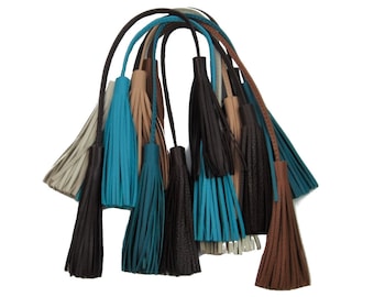 Custom Double-Ended Leather Tassel - Made to Order