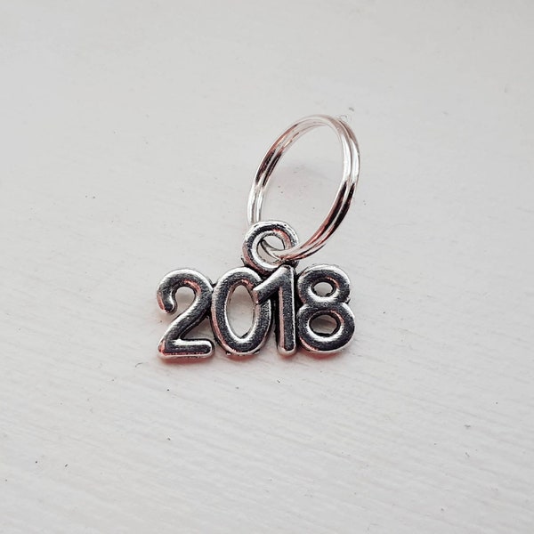 Small Set of 1-10 2024 2023 2022 2018 2019 2020 2021 Charm Add On For Keychains