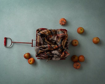 Upadek cyfrowy tło noworodka, cyfrowe tło, cyfrowe tła dla noworodka Fotografia jesień Basket | Zbieranie jabłek