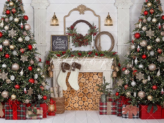 Christmas photo background deals
