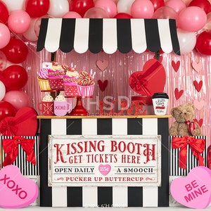 Valentine Backdrop, Valentines Day Photo Backdrop, Valentines Backdrops for Photography, Valentine Picture Backdrop, Valentines Props VD237