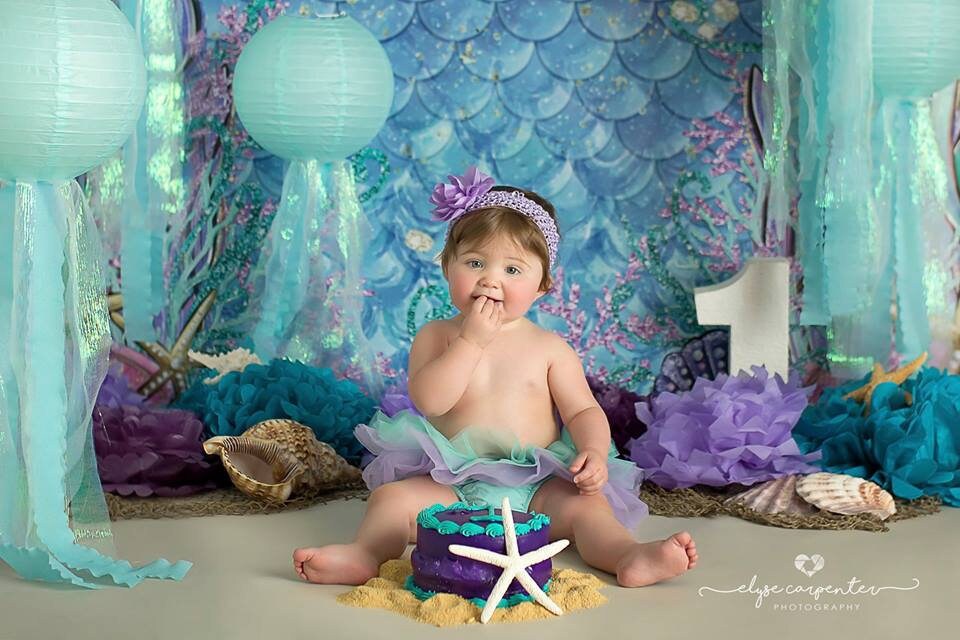 5x5FT Vinyl Photography Backdrop,Mermaid,Mythologic Mermaid Photo Background for Photo Booth Studio Props 5x5FT Vinyl Photography Backdrop,Mermaid,Mythologic Mermaid Photo Background for Photo Booth Studio Props