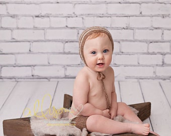 Brick Wall Photography Backdrop, Newborn Photography Backdrop, Vinyl Photography Backdrop, Baby Photography Backdrop Shabby Chic - DRS115