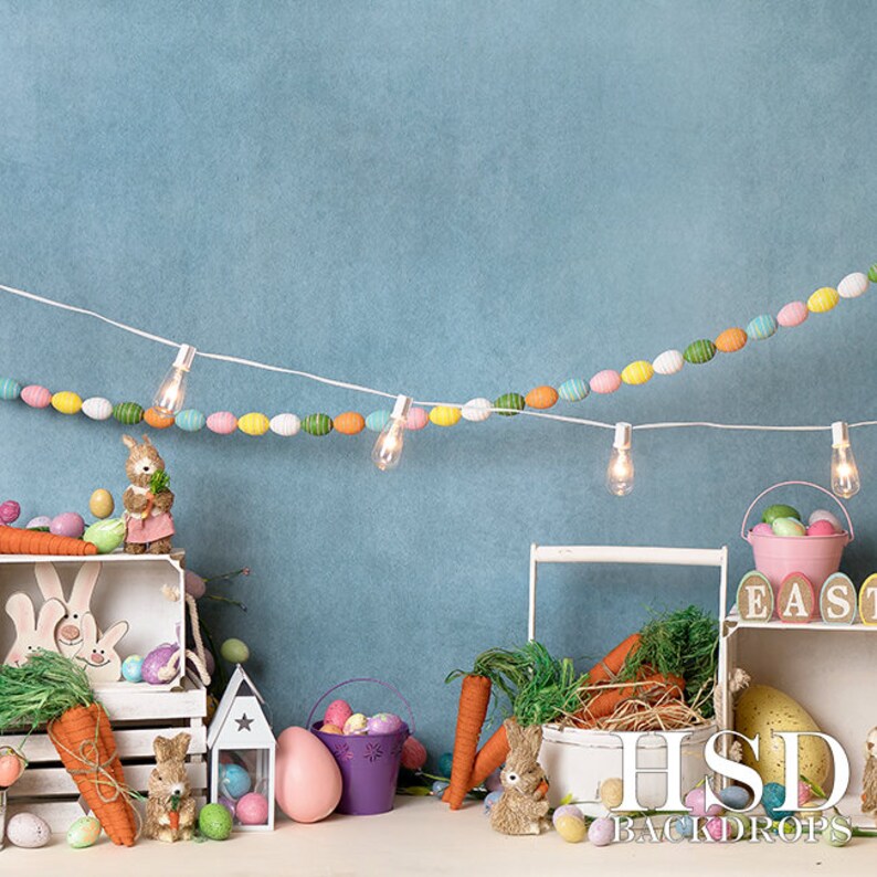 Easter Photo Backdrop Easter Photo Prop Easter Photography Etsy