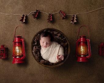 Digital Backdrop Christmas | Digital Backdrop Newborn | Digital Background Newborn | Digital Background for Photography | Merry & Bright II