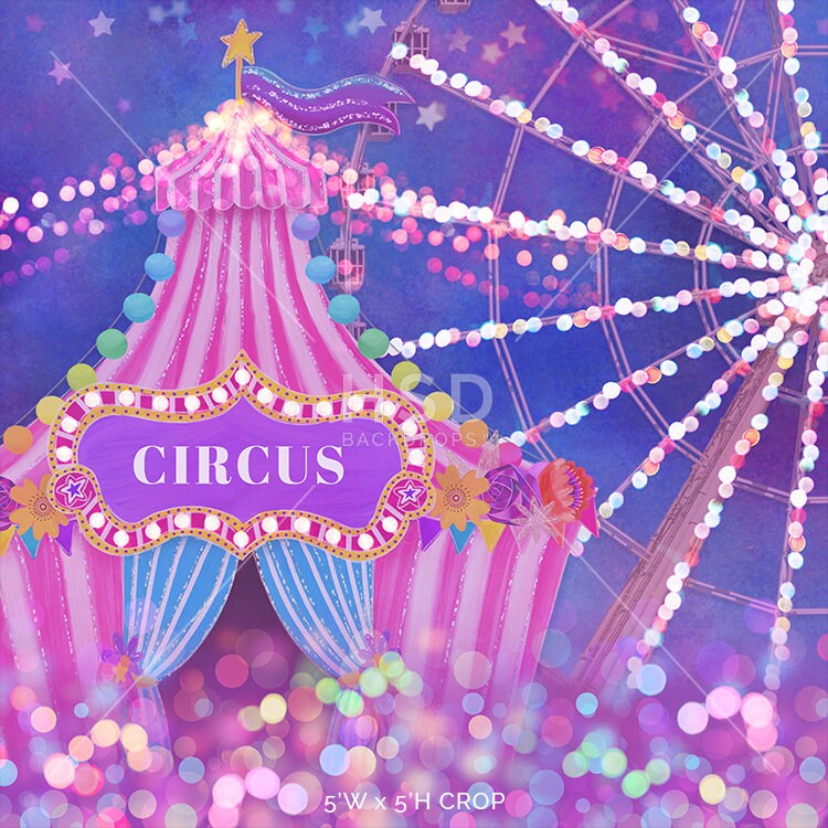 Carnival Theme Backdrop Circus Backdrop Girl Circus Tent | Etsy