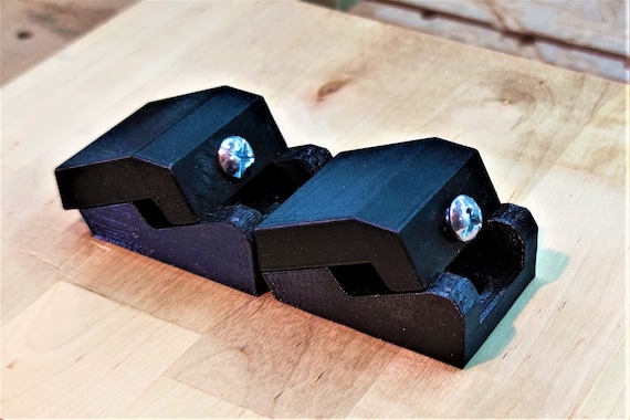 CNC Toe Push Side Clamp Kit Hobby Machines 3D Printed Black