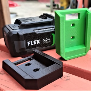 Flex Tools Cordless 24v Battery Holder Mount Hanger Storage