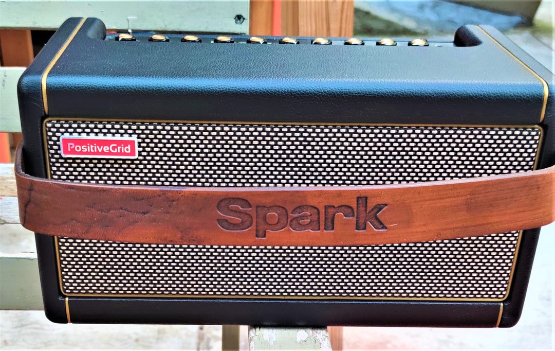 Spark Amp New Leather Strap Saddle Positive Grid Guitar