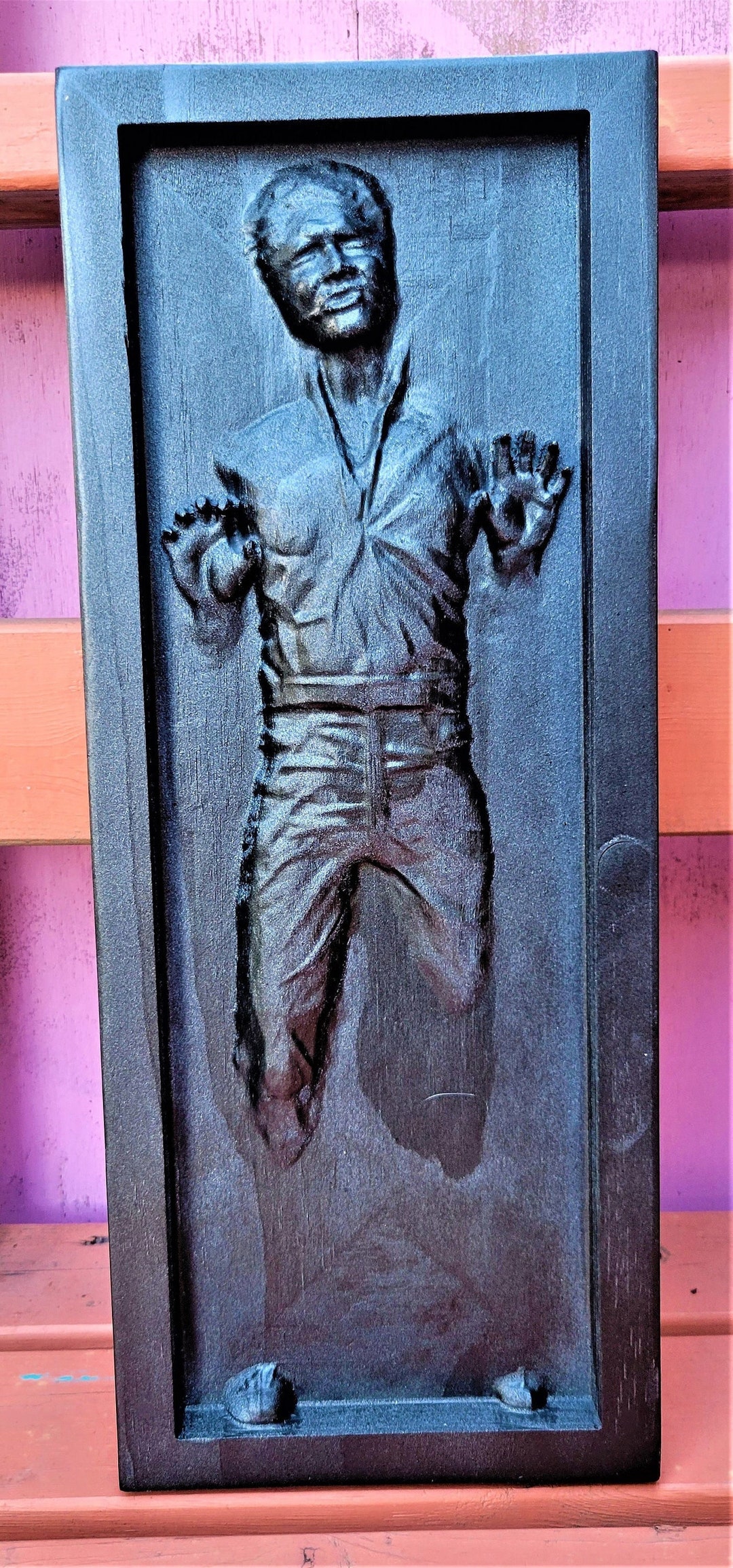 Star Wars Han Solo Carbonite 3D Wallart Hanging Etsy