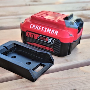 Craftsman Tools Cordless 20v Battery Holder Mount Hanger Storage