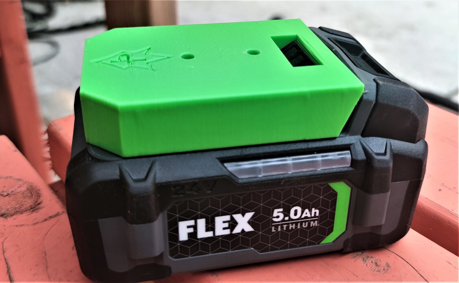 Flex Tools Cordless 24v Battery Holder Mount Hanger Storage Etsy