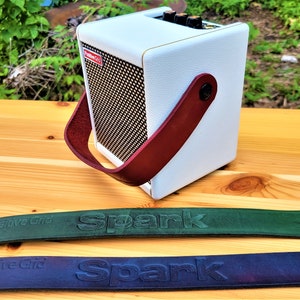 Spark Mini Amp New Leather Strap Saddle Positive Grid Guitar Personalize