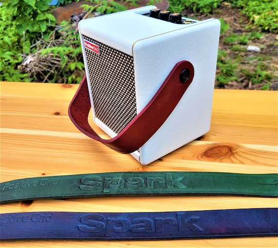 Spark Mini Amp New Leather Strap Saddle Positive Grid Guitar Personalize