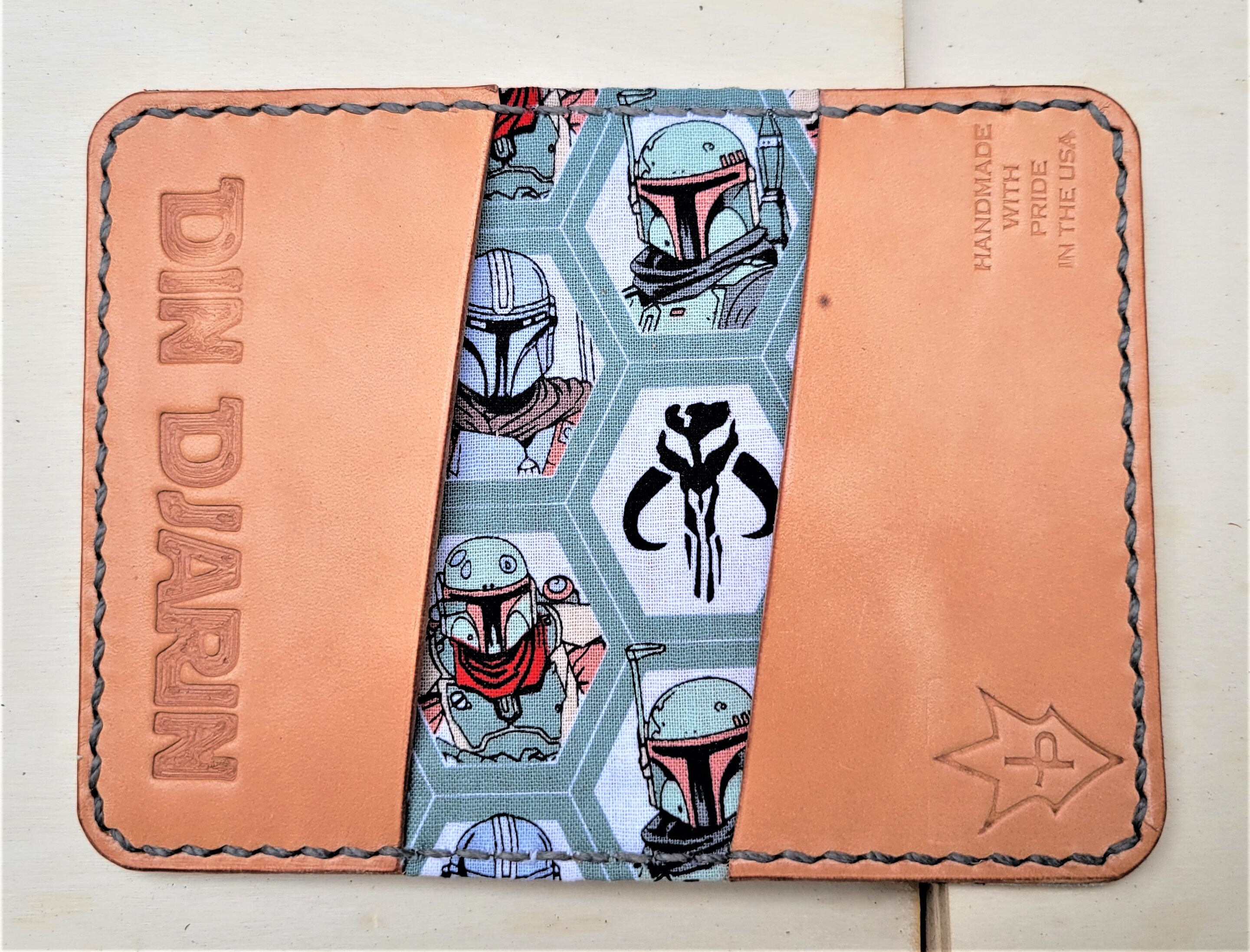 Star Wars Jedi Code Wallet Front Pocket Minimalist Customizable