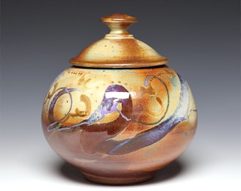 Large Hand Thrown Cremation Urn - 275 Cubic Inches