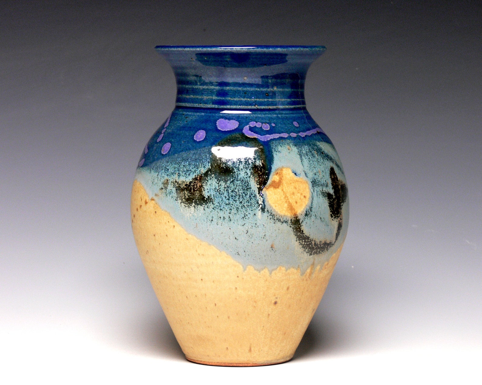 Hand Thrown Ceramic Vase - Alperstein Designs main image 1