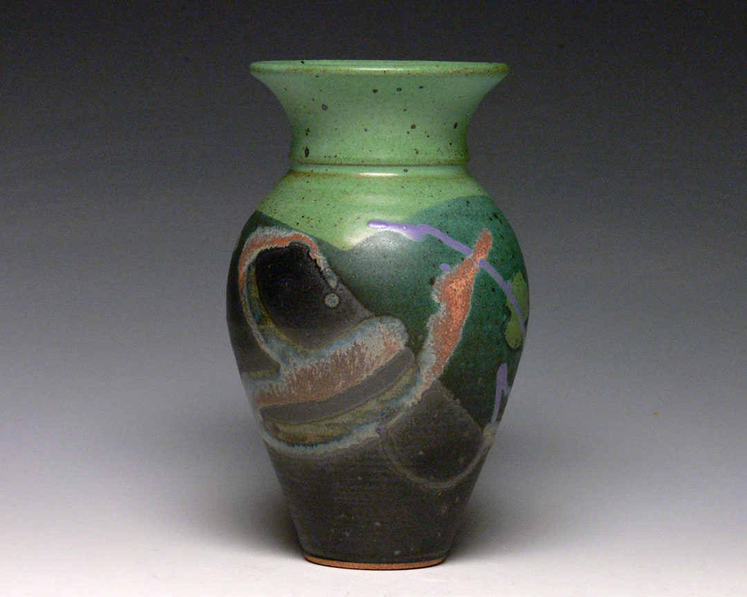Hand Thrown Flower Vase - Etsy