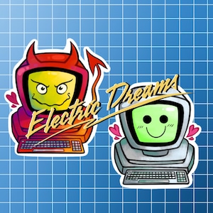 Edgar Stickers | Electric Dreams 1984