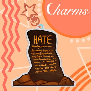I Have No Mouth And I Must Scream AM Charms + Stickers