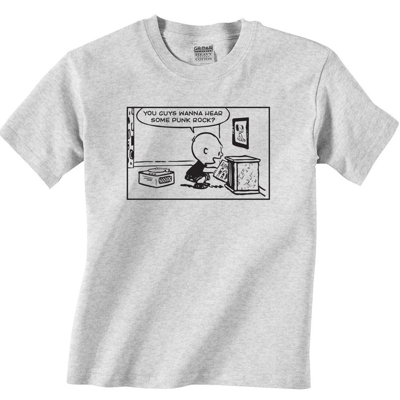 charlie brown punk rock shirt