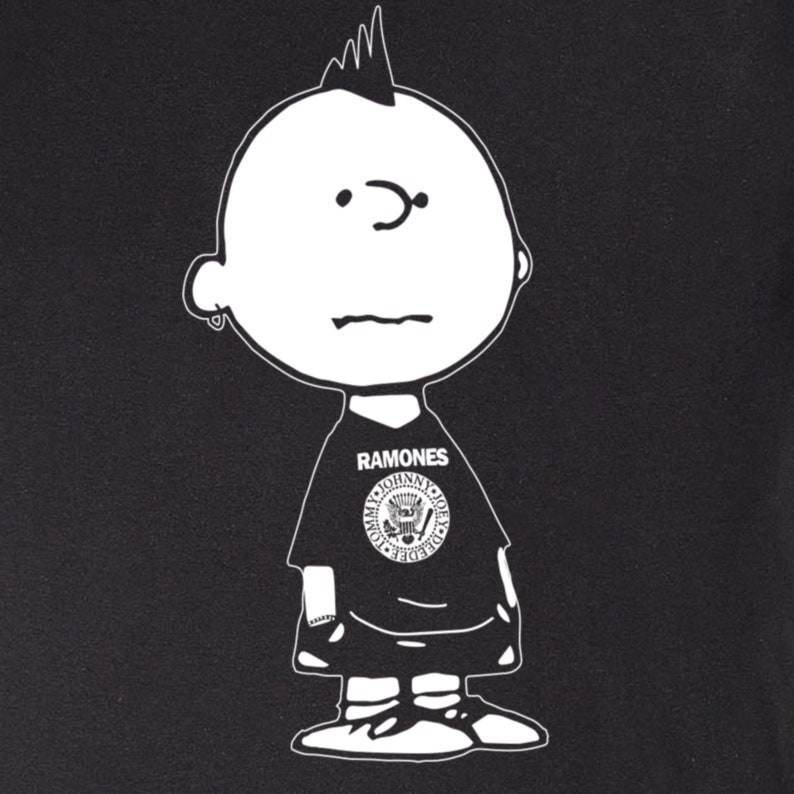 charlie brown punk rock shirt