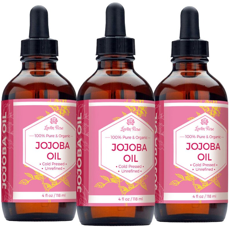 JOJOBA OIL by Leven Rose 100 Organic Pure Cold Pressed Etsy