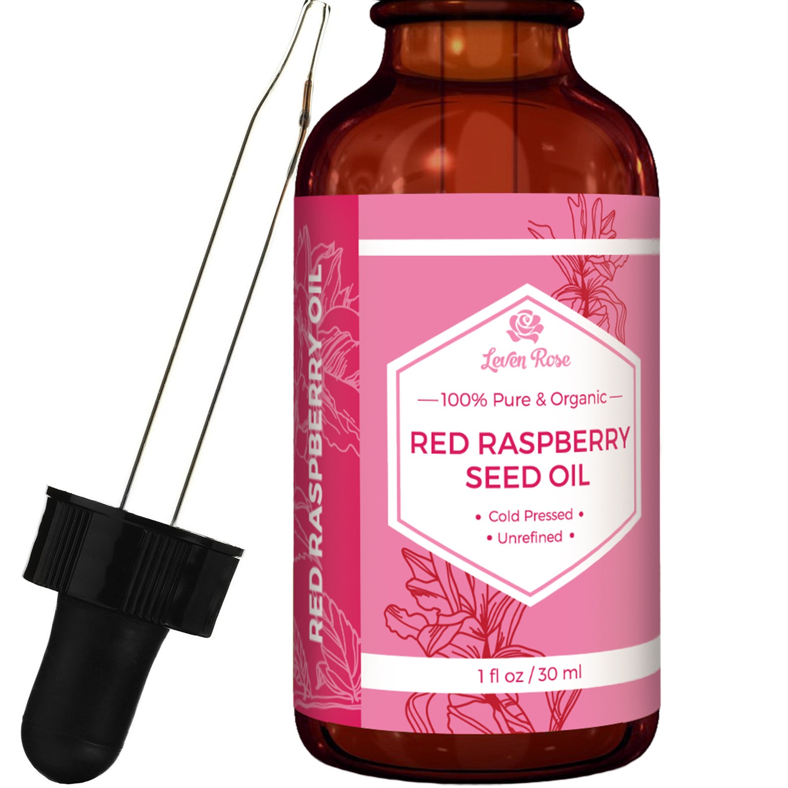 RED RASPBERRY SEED Oil by Leven Rose 100 Pure Organic Etsy