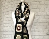 Sciarpa Coperta Donna In Finto Cashmere A Quadri, Morbida E Grande, 70x68 Cm Con Frange, Sciarpa Scialle Per Inverno E Mezze Stagioni, Verde Curcuma