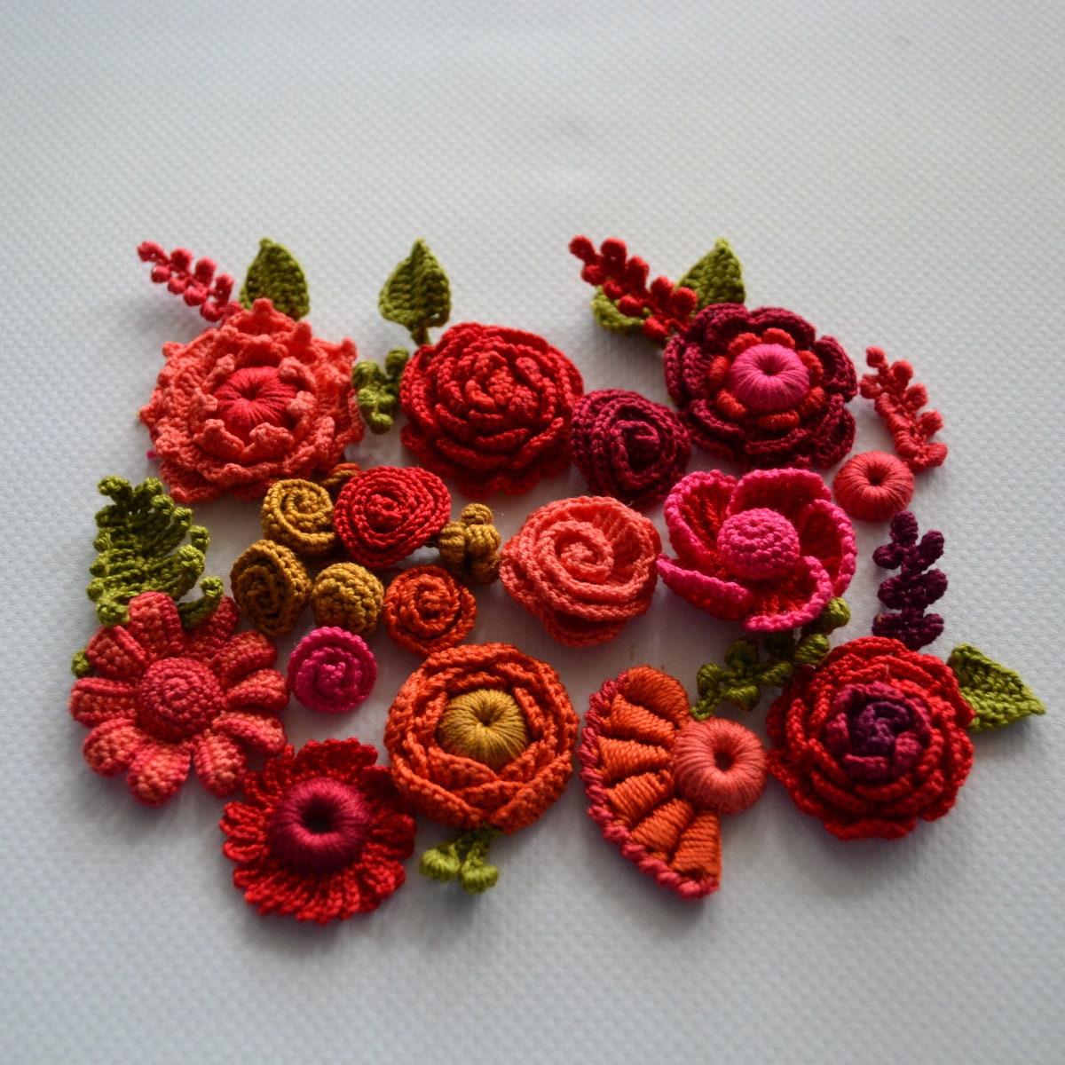 Ruth Floral Applique Crochet Two-Piece Set