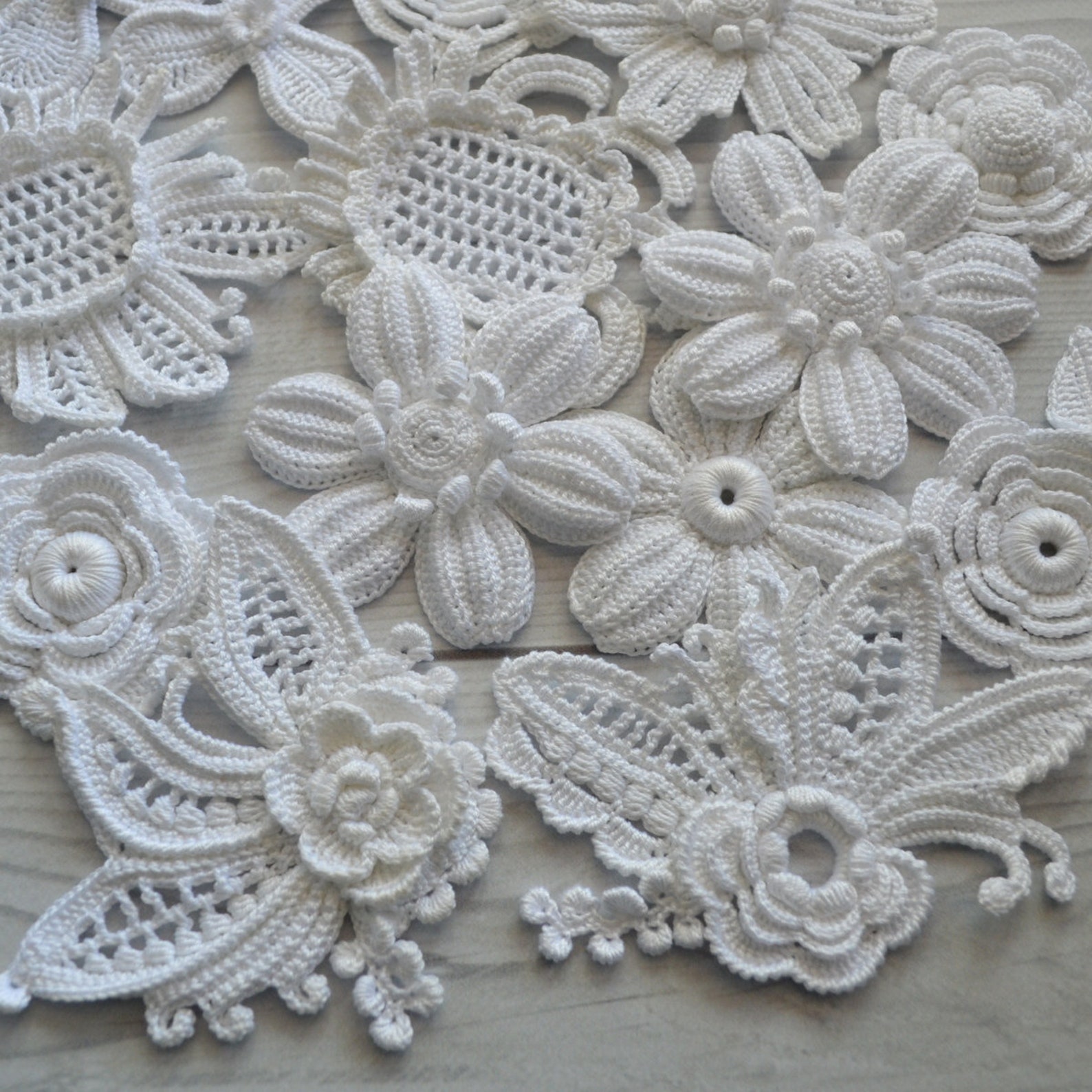 Broderie 3d Dentelle Fleur Vêtements Patches - Canada