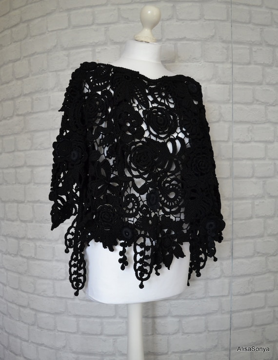 black shawls evening