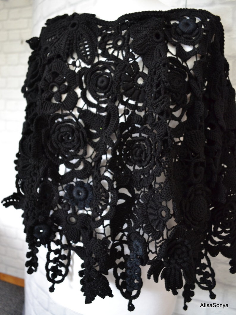 shawl wrap black