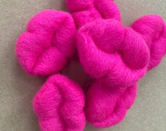 Bright pink lip decor. Felt lips. Valentines decor. Tiered tray filler . 5 pieces